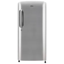 LG 185 Litres 3 Star Direct Cool Single Door Refrigerator with Stabilizer Free Operation (GL-B201APZD, Shiny Steel) (OPENBOX)