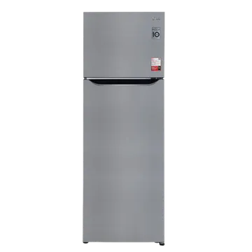 LG 340 Litres 2 Star Frost Free Double Door Convertible Refrigerator with Multi Air Flow System (GL-S342SPZY, Shiny Steel)