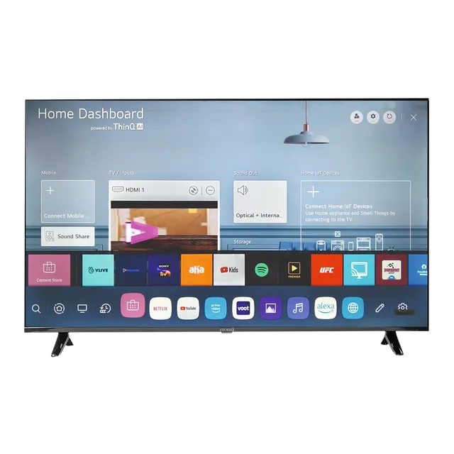 Croma 140 cm (55 inch) 4K Ultra HD LED WebOS TV with Google Assistant (OPENBOX)
