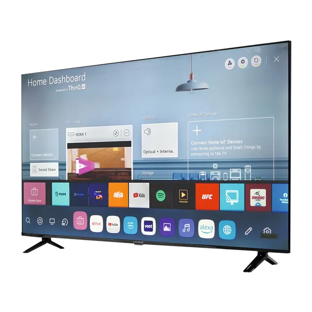 Croma 140 cm (55 inch) 4K Ultra HD LED WebOS TV with Google Assistant (OPENBOX)