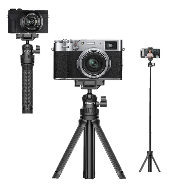 HIFFIN HF-34 81.5cm Adjustable Tripod for Mobile and Camera (2 in 1, Black) (OPENBOX)