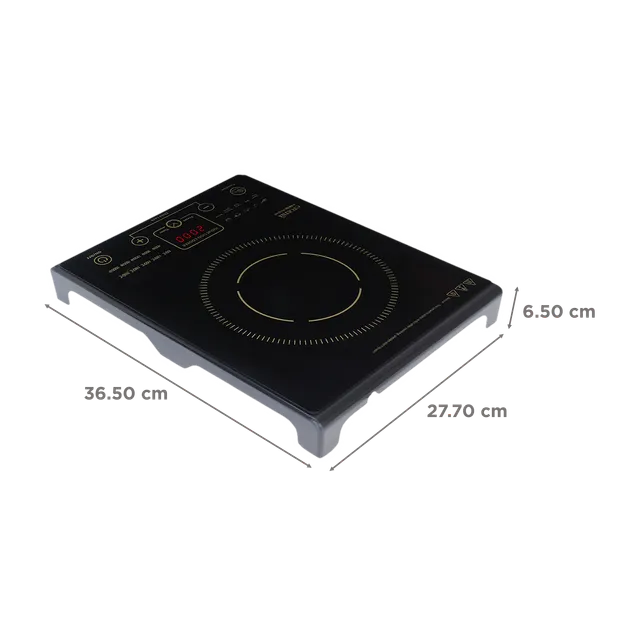 Croma 2000W Induction Cooktop with 5 Preset Menus (OPENBOX)
