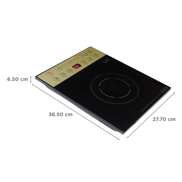 Croma 1600W Induction Cooktop with 7 Preset Menus (OPENBOX)