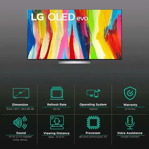 LG 65 Inch OLED evo TV (65C2X) (OPENBOX)