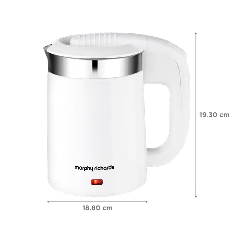 Morphy richards Luxe Beauty 700 Watt 0.5 Litre Electric Kettle with Auto Shut Off (White) (OPENBOX)
