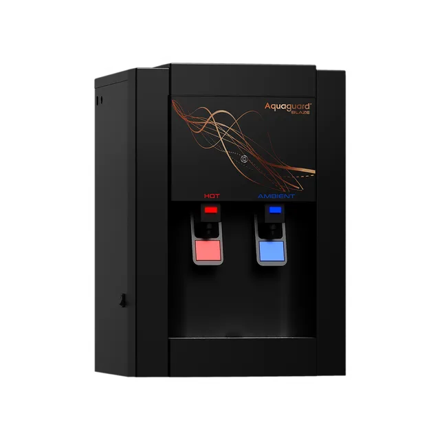 Aquaguard Blaze Slim 3.9L RO + UV + MTDS Hot & Cold Smart Water Purifier with Active Copper Zinc Booster Tech and 7 Stage Purification (Deep Black) (OPENBOX)