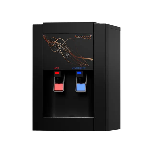 Aquaguard Blaze Slim 3.9L RO + UV + MTDS Hot & Cold Smart Water Purifier with Active Copper Zinc Booster Tech and 7 Stage Purification (Deep Black) (OPENBOX)