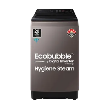 SAMSUNG 10 kg 5 Star Fully Automatic Top Load Washing Machine (WA10BG4686BRTL, In-built Heater, Rose Brown)