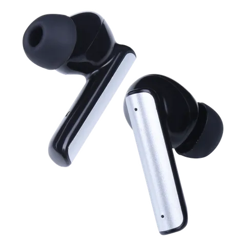 Croma TWS Earbuds with Active Noise Cancellation (IPX5 Water Resistant, Fast Charging Support, Black and Grey) (OPENBOX)