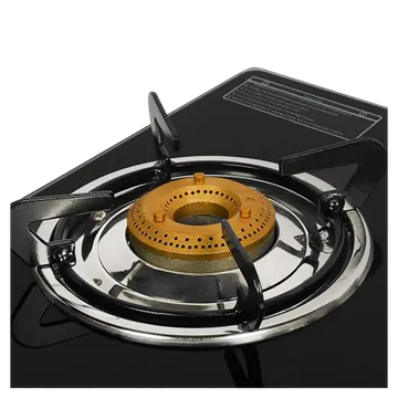 Faber Marvel 3BB BK Tempered Glass Top 3 Burner Manual Gas Stove (Scratch Resistant, Black) (OPENBOX)