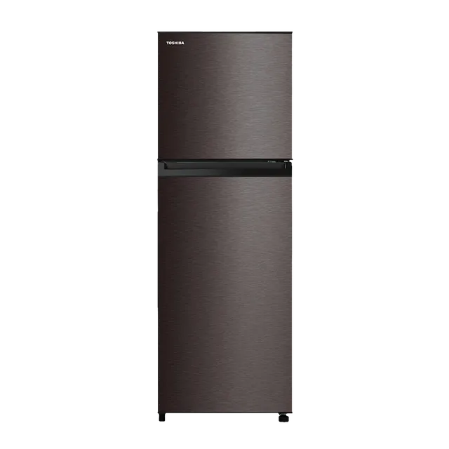 TOSHIBA 252 Litres 2 Star Frost Free Double Door Refrigerator with Cool Air Wrap System (GR-RT302WE-PMI(37), Satin Grey) - OPENBOX