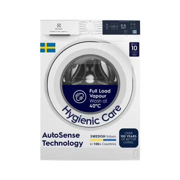 Electrolux 7.5 Kg 5 Star Fully Automatic Front Load Washing Machine (UltimateCare 300, EWF7524D3WB, HygienicCare, White) (OPENBOX)