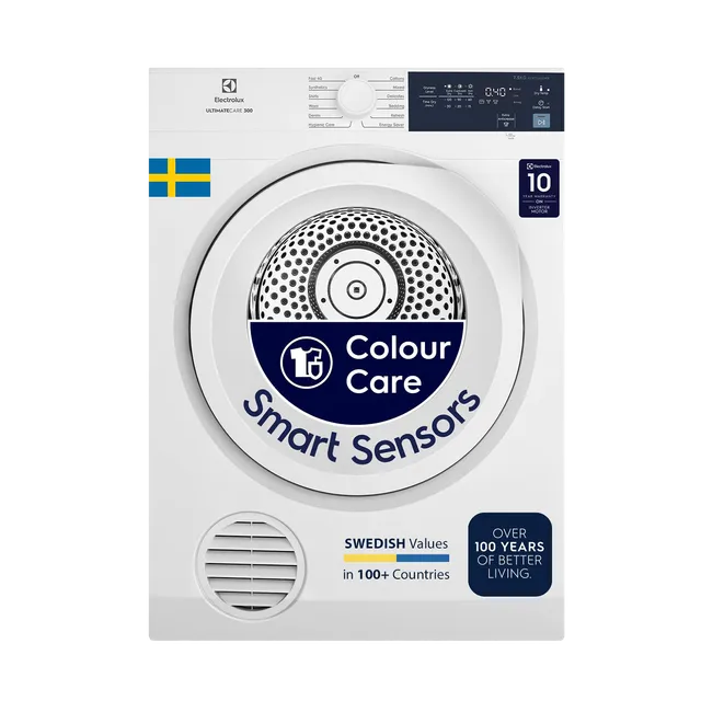 Electrolux 8.5 Kg Fully Automatic Front Load Dryer (UltimateCare 300, EDV854J3WB, ReverseTumbling, White) (OPENBOX)