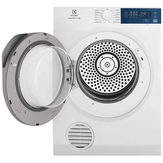 Electrolux 8.5 Kg Fully Automatic Front Load Dryer (UltimateCare 300, EDV854J3WB, ReverseTumbling, White) (OPENBOX)