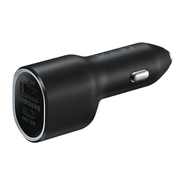 SAMSUNG 40W Type A & Type C 2-Port Fast Charger (Adapter Only, 2-in-1 Charger, Black) (OPENBOX)