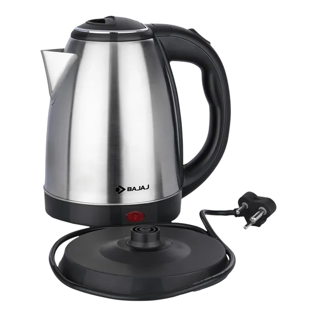 BAJAJ KTX 1500 Watt 1.8 Litre Electric Kettle with Concealed Heating Element (Black) (OPENBOX)