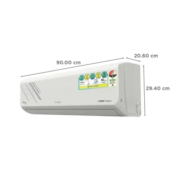 Croma 5 in 1 Convertible 1.5 Ton 3 Star Inverter Split AC with Self Diagnosis (Copper Condenser, CRLA018IND255352) (OPENBOX)