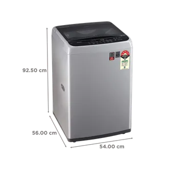 LG 7 kg 5 Star Inverter Fully Automatic Top Load Washing Machine (T70SPSF2Z.ASFQEIL, Auto Balance System, Middle Free Silver) (OPENBOX)