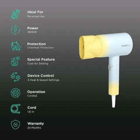 Philips Hair Dryer BHD399/00 (OPENBOX)