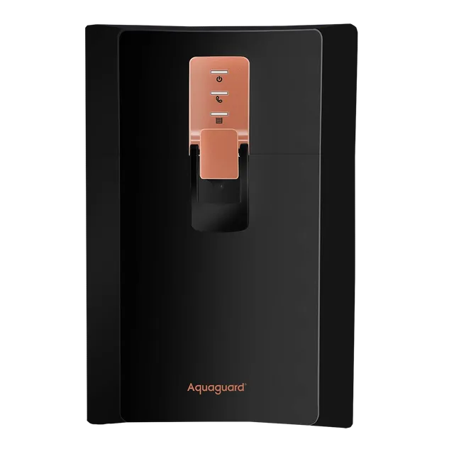 Aquaguard Superio 5L RO + UV + MTDS + SS Smart Water Purifier with Active Copper Zinc Booster Tech and 7 Stage Purification (Black/Metallic Copper) (OPENBOX)