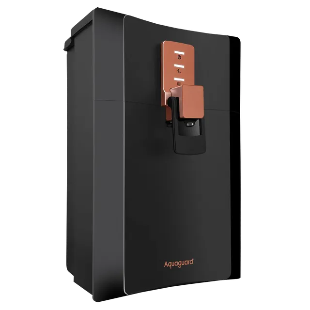 Aquaguard Superio 5L RO + UV + MTDS + SS Smart Water Purifier with Active Copper Zinc Booster Tech and 7 Stage Purification (Black/Metallic Copper) (OPENBOX)