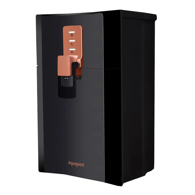 Aquaguard Superio 5L RO + UV + MTDS + SS Smart Water Purifier with Active Copper Zinc Booster Tech and 7 Stage Purification (Black/Metallic Copper) (OPENBOX)