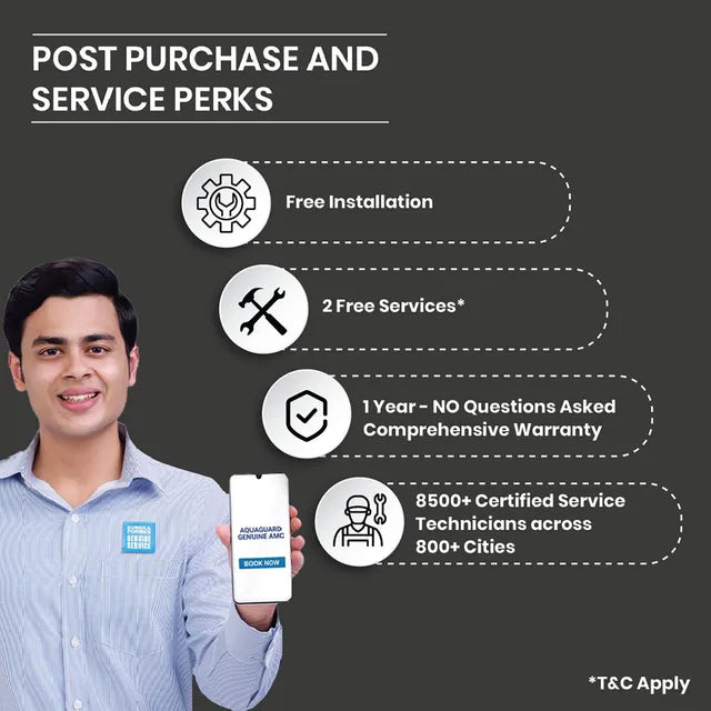 Aquaguard Superio 6L UV + UF Water Purifier with Mineral Guard Technology (Black/Metallic Copper) (OPENBOX)