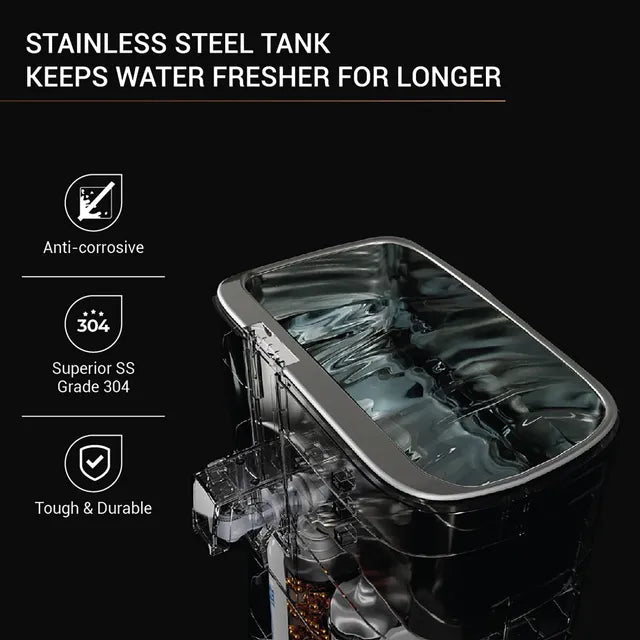 Aquaguard Superio 6L UV + UF Water Purifier with Mineral Guard Technology (Black/Metallic Copper) (OPENBOX)