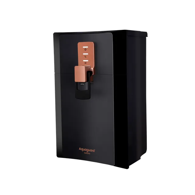 Aquaguard Superio 6L UV + UF Water Purifier with Mineral Guard Technology (Black/Metallic Copper) (OPENBOX)