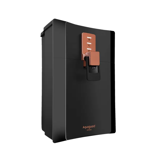 Aquaguard Superio 6L UV + UF Water Purifier with Mineral Guard Technology (Black/Metallic Copper) (OPENBOX)