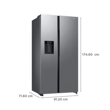 SAMSUNG SBS 633L RS78CG8543SLHL STL 3S (OPENBOX)