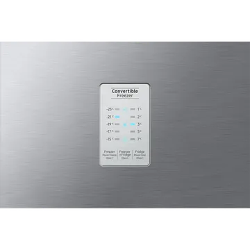 Samsung 236 Litres 2 Star Auto Defrost Double Door Convertible Refrigerator with Convertible Freezer (RT28C3832S8/HL, Elegant Inox) (OPENBOX)
