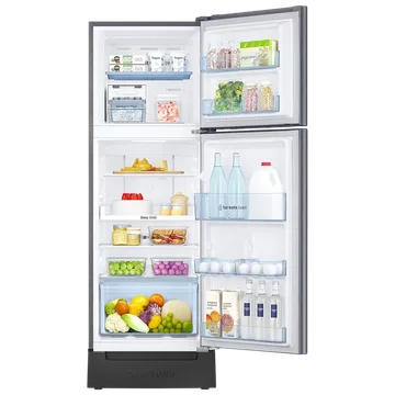 Samsung 236 Litres 2 Star Auto Defrost Double Door Convertible Refrigerator with Convertible Freezer (RT28C3832S8/HL, Elegant Inox) (OPENBOX)