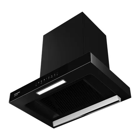 Crompton SensoSmart 60cm 1620m3/hr Ducted Auto Clean Wall Mounted Chimney with Touch Control Panel (Midnight Black) (OPENBOX)
