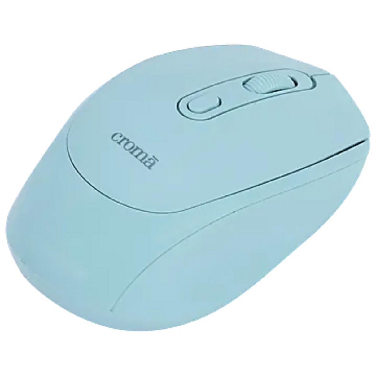 Croma Wireless Optical Mouse (1600 DPI, Compact & Lightweight Design, Blue) (OPENBOX)