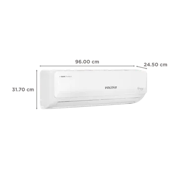 VOLTAS Vertis 5 in 1 Convertible 2 Ton 3 Star Inverter Split AC with 4-Way Swing (2023 Model, Copper Condenser, 243V Vertis Emerald) (OPENBOX)