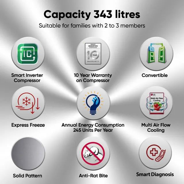 LG FF 343L GL-T382TPZX STL 3S (OPENBOX)