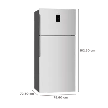 Electrolux UltimateTaste 500 537 Litres 1 Star Frost Free Double Door Refrigerator with Door Alarm (ETE5700C-A, Arctic Silver Steel) (OPENBOX)