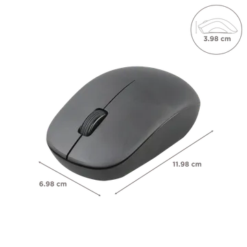LAPCARE SAFARI WIRELESS MOUSE BLACK (OPENBOX)