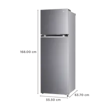 LG 272 Litres 2 Star Frost Free Double Door Refrigerator with Smart Diagnosis (GL-N312SDSY, Dazzle Steel) (OPENBOX)