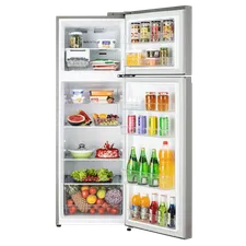 LG 272 Litres 2 Star Frost Free Double Door Refrigerator with Smart Diagnosis (GL-N312SDSY, Dazzle Steel) (OPENBOX)