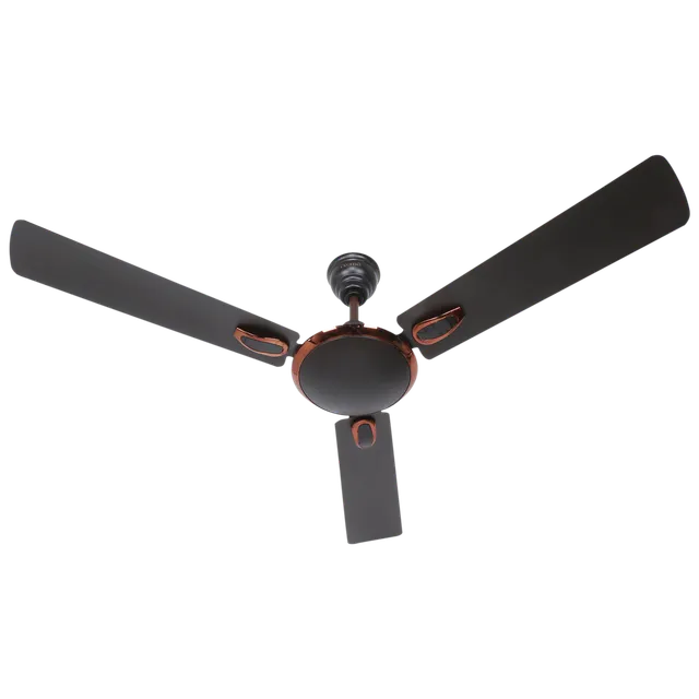 Croma Semi Deco 1200mm 3 Blade Copper Motor Ceiling Fan (Rust Proof, Dark Coffee) (OPENBOX)