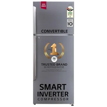 LG 446 Litres 1 Star Frost Free Double Door Convertible Refrigerator (GL-T502CPZR) (OPENBOX)