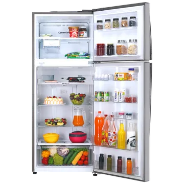 LG 446 Litres 1 Star Frost Free Double Door Convertible Refrigerator (GL-T502CPZR) (OPENBOX)
