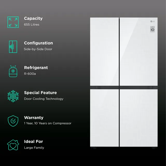 LG SBS 655L GL-B257DLWX LIWH 3S (OPENBOX)