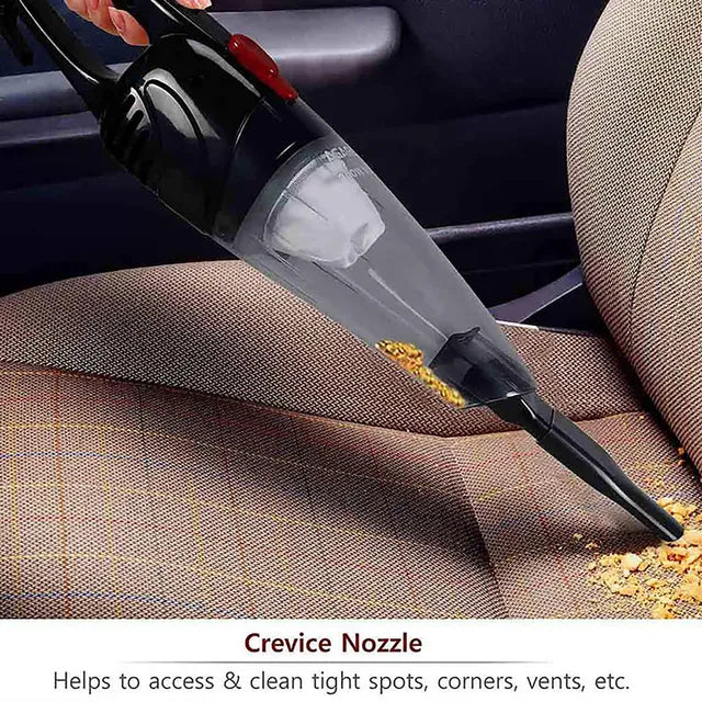 AGARO Regal 800W Car Vacuum Cleaner with Multipurpose Cleaning Brush (Durable ABS & Compact Body, Black) (OPENBOX)