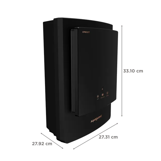Aquaguard Crest UV Hot & Cold Water Purifier with Touch Sense Technology (Black) (OPENBOX)