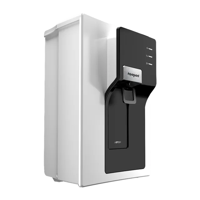 Aquaguard Astor 6.2L RO + UV + MTDS + Alkaline Smart Water Purifier with 9 Stage Purification (Black & White) (OPENBOX)