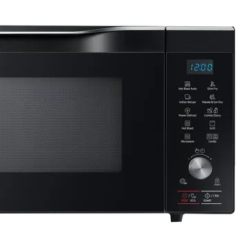 SAMSUNG 32L Convection Microwave Oven with SLIM FRY Technology (MC32A7056QT/TL, Black) (OPENBOX)