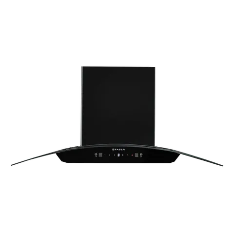 FABER SUNNY IN HC SC FL LG 90cm 1200m3/hr Ducted Auto Clean Wall Mounted Chimney with Touch & Gesture Control (Black) (OPENBOX)